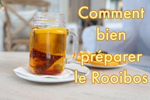 The infusion of Rooibos Soleil from Brazil